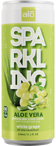 ALO Sparkling - Aloe vera and white grape juice